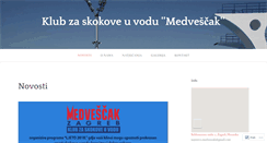 Desktop Screenshot of ksv-medvescak.hr